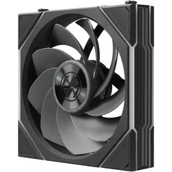 Lian-Li UNI FAN TL FLEX Wireless Lüfter, ARGB - Reverse Blade 120mm, schwarz (120 mm), PC Lüfter, Schwarz