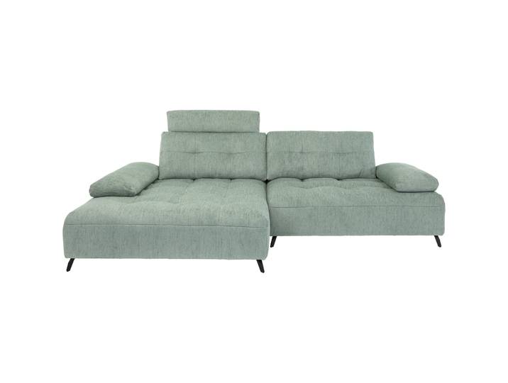 Ecksofa Damara Polyester Grün B 284 T 184 cm