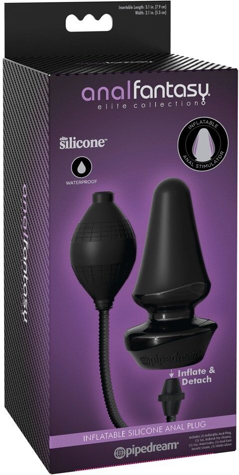 Elitegroup Plug anal gonflable en silicone