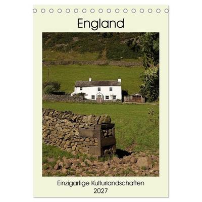 England - Einzigartige Kulturlandschaften (Tischkalender 2027 DIN A5 hoch), CALVENDO Monatskalender