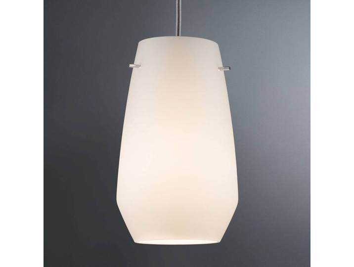 Paulmann Lampenschirm Vento, weiß, Ø 17 cm, Glas Vento, weiß / opal, für Wohn- / Esszimmer, Glas, Modern
