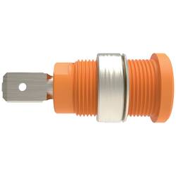 Schützinger Sicherheits-Einbaubuchse Stift-Ø: 4 mm Orange 1 St. Piece SEB 7080 Ni / OR