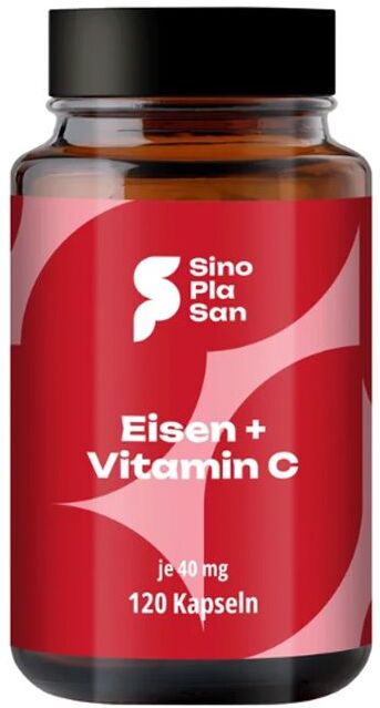 SinoPlaSan Eisen 40 mg+Vitamin C mg Kapseln 120 St