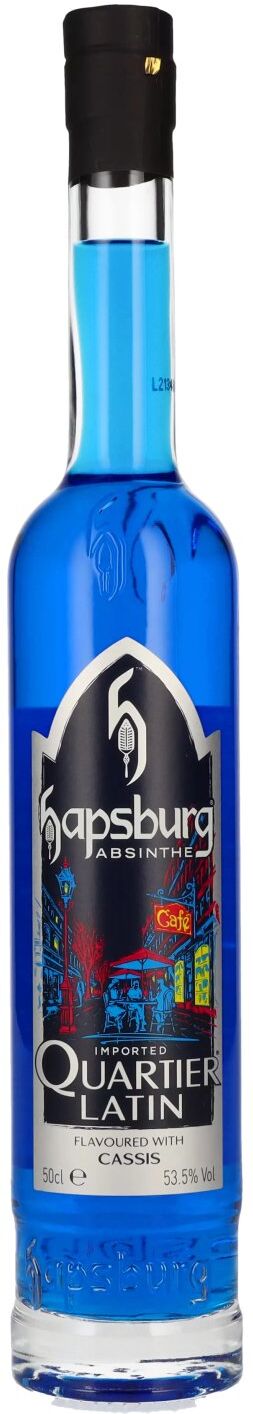 Hapsburg Absinthe QUARTIER LATIN Flavoured with CASSIS 53,5% Vol. 0,5l