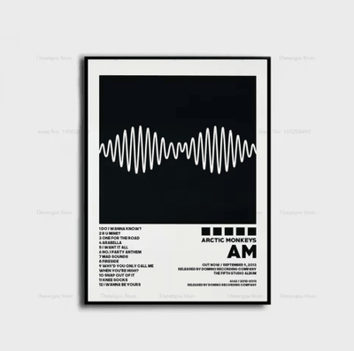 Inspire Picks Arctic Monkeys Album Cover Poster Indie Rock Canvas Wall Art For Music Lovers 10 40x60cm No Frame