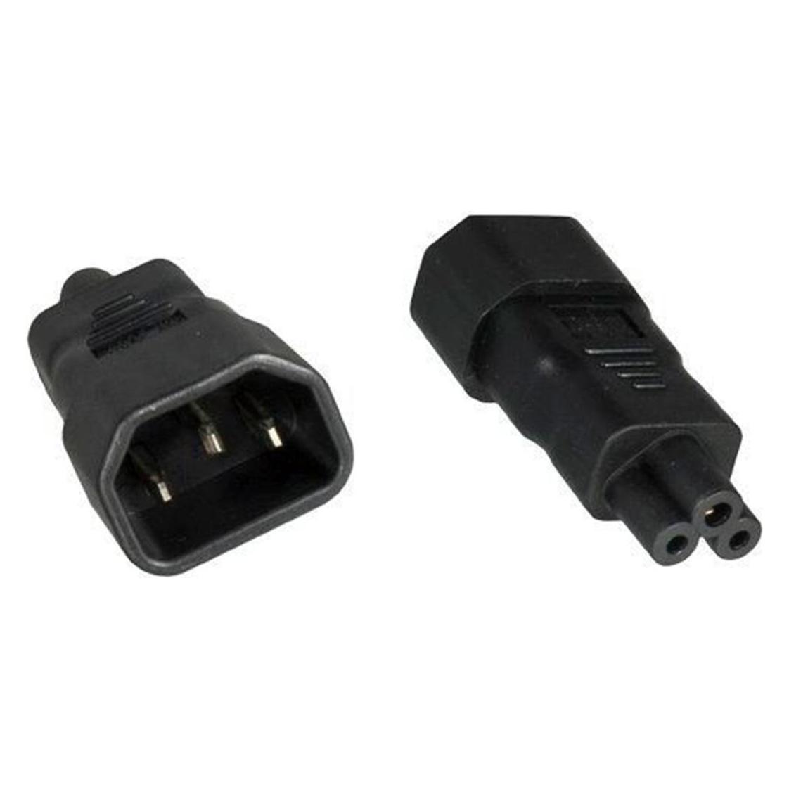 EFB Elektronik GmbH Netzadapter IEC C14 auf IEC C5, Kaltgerätestecker (EB515)