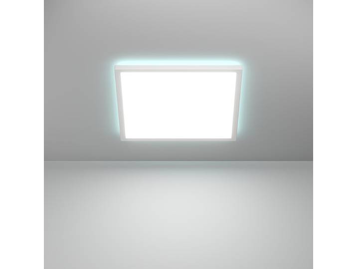 Plafonnier LED 39 x 39cm Blanc/Blanc polycarbonate LED Module LED
