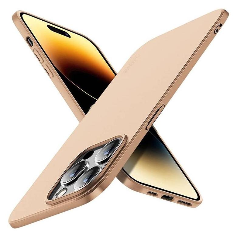 X-Level iPhone 16 Pro - Guardian Backcase aus TPU, ultra dünn & flexibel, Kameraschutz, Gold (Apple iPhone 16 Pro) (50031519)
