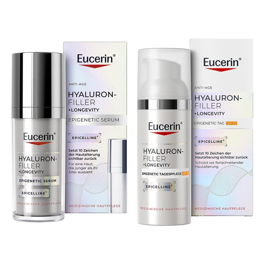 Beiersdorf AG Eucerin Eucerin Anti-Age Hyaluron-Filler Epigenetic Serum & Tagespflege 08108724