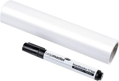 Magic Charts Legamaster, für Whiteboards, blanko, selbstklebend & beschreibbar, inkl. Boardmarker, L 200 x B 300 mm, Polypropylen, weiß, 25 Blatt