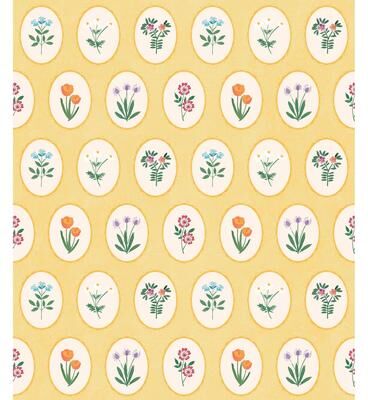 Veer Decor Heirloom Floral Medallions Peel and Stick Wallpaper