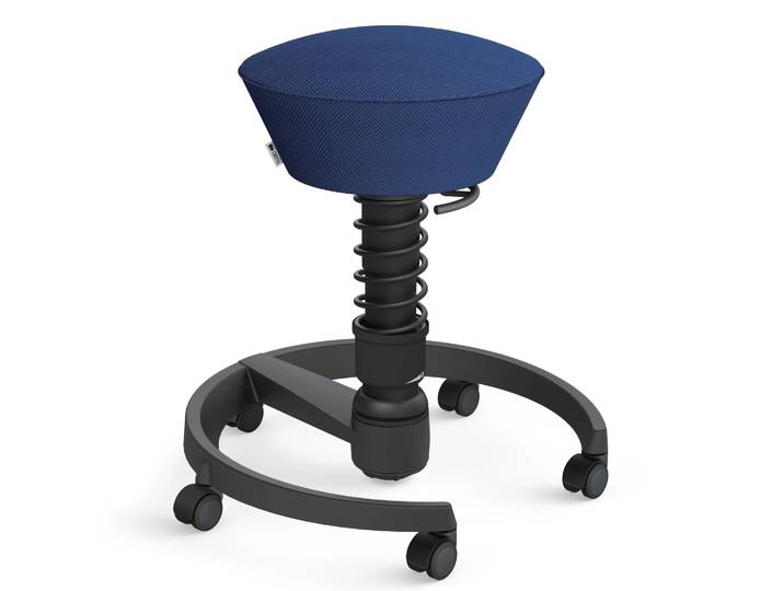 AERIS SWOPPER MIT ROLLEN - Swopper Standard Gestell Schwarz Blau