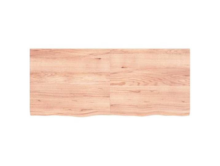 GKHPYURE Tischplatte braun 140 x 60 x (2-4) cm Eiche massiv behandelt Massives Eichenholz,lackierte Oberfläche,Seitenrand,faltbares Design,Heim- und Gewerbegebrauch