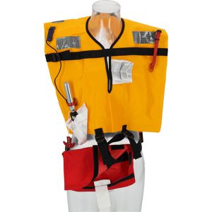 Lalizas Schwimmweste Delta manuelle Rettungsweste, für Erwachsene, rot, Auftriebsklasse 150N