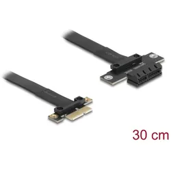 Delock PCI Express x1 Stecker zu x1 Slot Verlängerung 30cm Riser Karte (30 cm), Interne Kabel (PC)