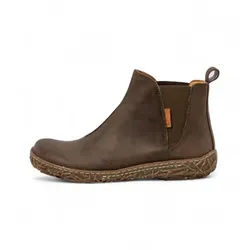 El Naturalista für Damen. 2N786322E505_0G3 Arizona khakifarbene Lederstiefeletten (37), Braun, Wohnung, Keine, Lässig, Klassisch