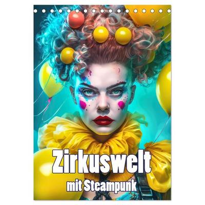 Zirkuswelt mit Steampunk (Tischkalender 2027 DIN A5 hoch), CALVENDO Monatskalender