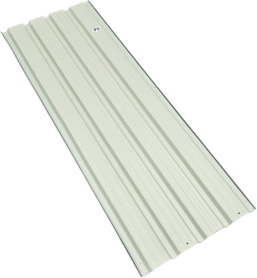 Dakota Fields Steel Roofing Kit Grey 129cm H x 45cm W x 0.48cm D