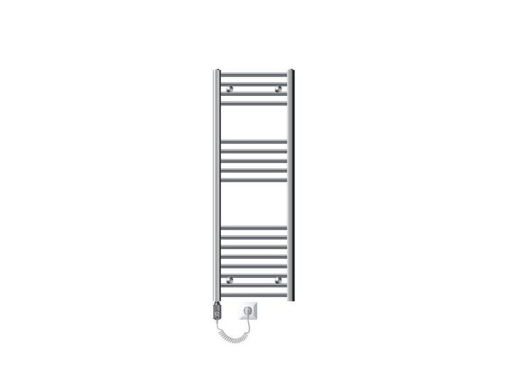 LuxeBath Badheizkörper, Chromfarben, Metall, 40x120x120 cm, Elektrogeräte, Heizgeräte, Heizstrahler