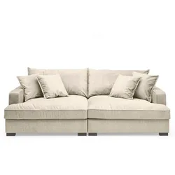 BOOOM Bigsofa Tribecca Stoff Beige Creme 282 cm