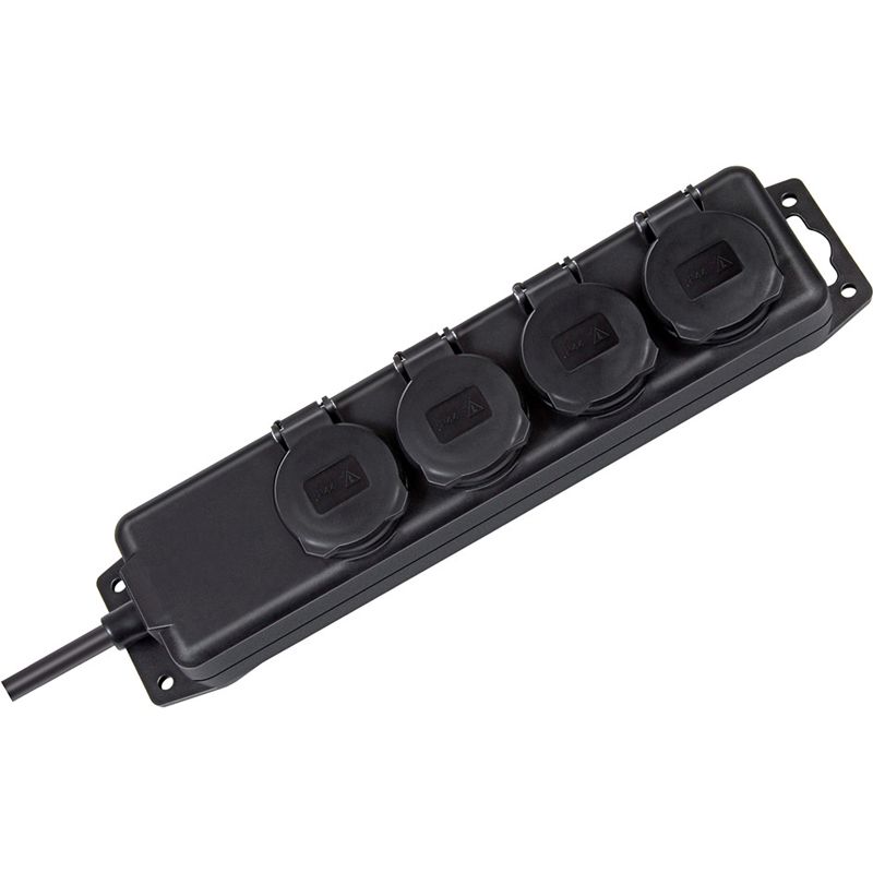 2.00m Brennenstuhl Steckdosenleiste Standard Schwarz 4 (1159960)