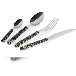 Excelsa Besteckset 16 stück Magic Black Stahl bunt