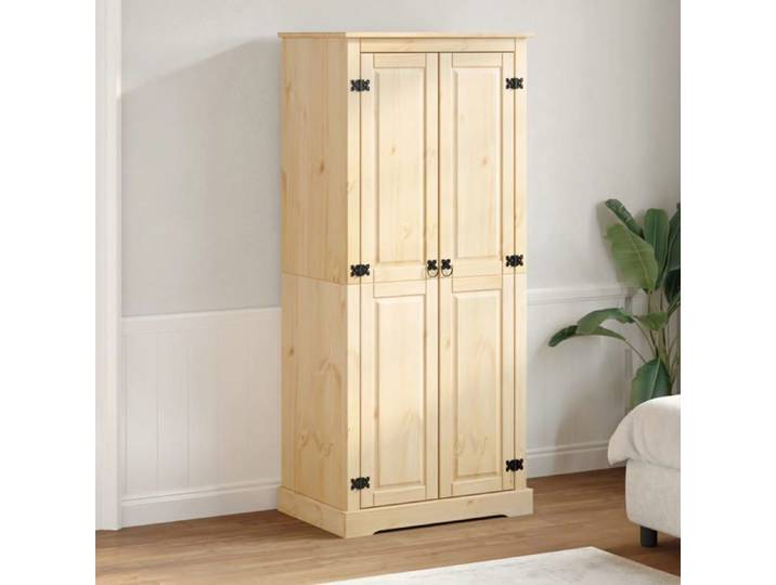 Garde-robe CORONA - - Armoire penderie - Bois de pin massif - 76x50x170 cm 518lnm84m
