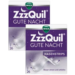 2x ZzzQuil Gute Nacht Nasenstrips 2X26 St