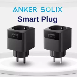 Anker SOLIX Smart Plug Gen 2, WLAN-Steckdose App Fernbedienung für Anker PRO / Plus - 2er Set
