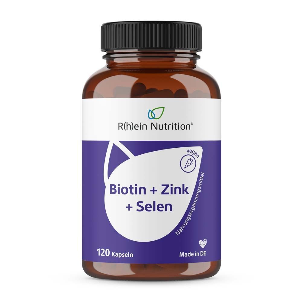 BIOTIN+ZINK+Selen f.Haut Haare & Nägel Kapseln 120 St