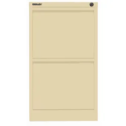 Hängeregistraturschrank | einbahnig | 2 HR-Schubladen - 606 creme