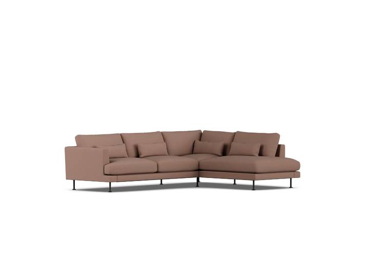 1898 Bredhult Sofa Same Rust 6675-Schwarzer Stahl, 3-sitzig A1