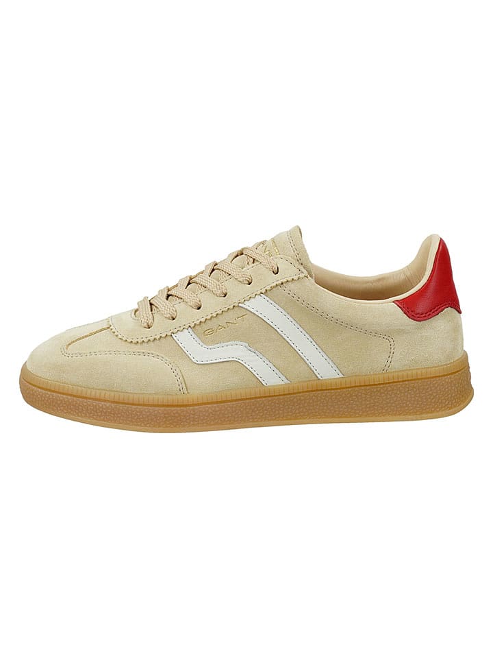 GANT Footwear Leder-Sneakers "Cuzima" in Beige - 36