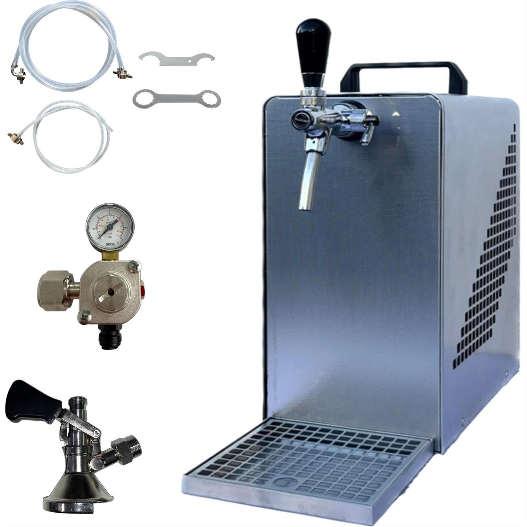 Bierkühler BieTal Bierzapfanlage 30 L/h KOMPLETTSET KEG Typ M OHNE CO2 Flasche