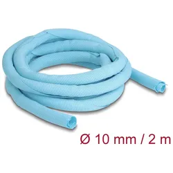 DeLOCK Gewebeschlauch selbstschließend hitzebeständig 2 m x 10 mm blau