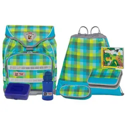 McNeill Schulrucksackset Ergo Light Trekking Fashion-Line carogreen 7-teilig