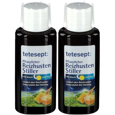 Tetesept Pflanzlicher Reizhusten Stiller FLE 2x 2x168 g Flüssigkeit zum Einnehmen
