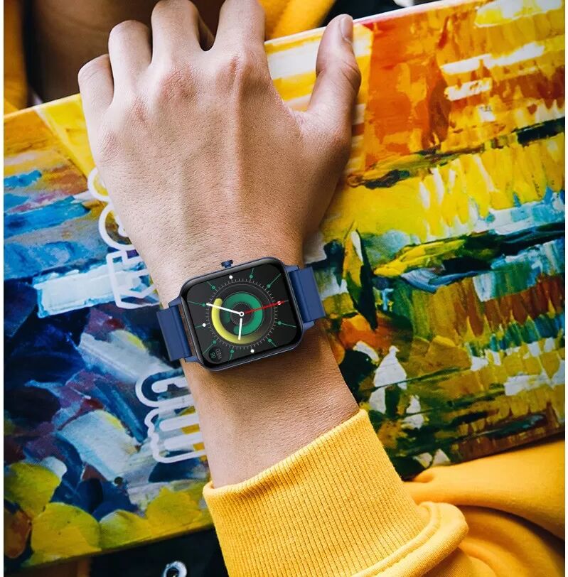 INF MX7 Smartwatch: Bluetooth-Anrufe und Gesundheitsüberwachung Blau