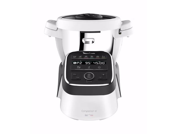 Moulinex Companion XL HF80C8 Küchenmaschine – Multifunktions-Küchenmaschine – schwarz / weiss