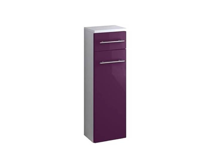 Held Möbel Bad Unterschrank Parma in Hochglanz aubergine 25 cm breit