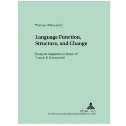 Language Function, Structure, and Chang, Fachbücher