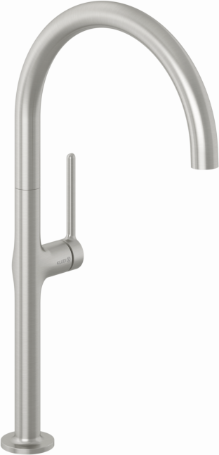 Kludi REEF Küchenarmatur 50803N575 seitliche Bedienung Stainless Brushed Nickel