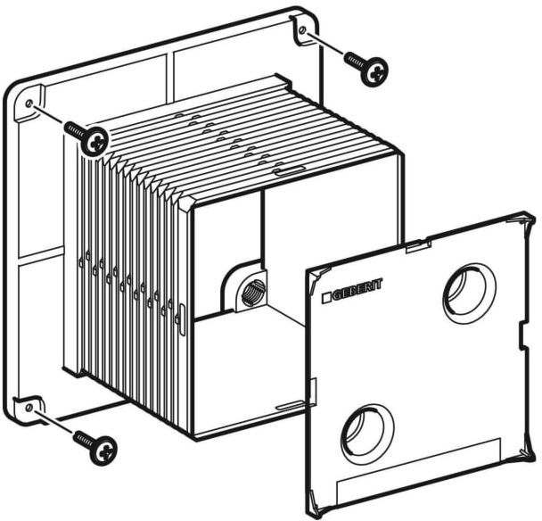 Geberit Bauschutz mit Deckel 241930001 für UR- Steuerungen ab 2009
