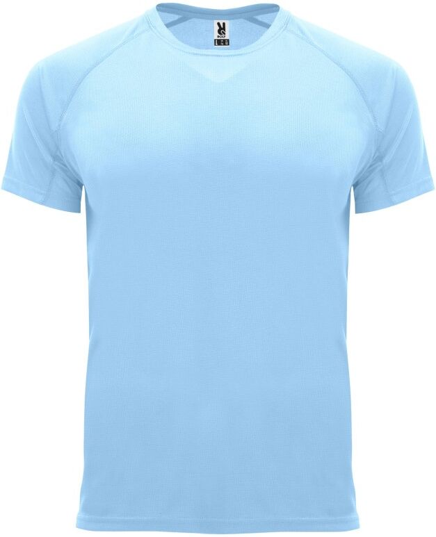 T-shirt technique raglan personnalisé homme Bahrain S Bleu ciel