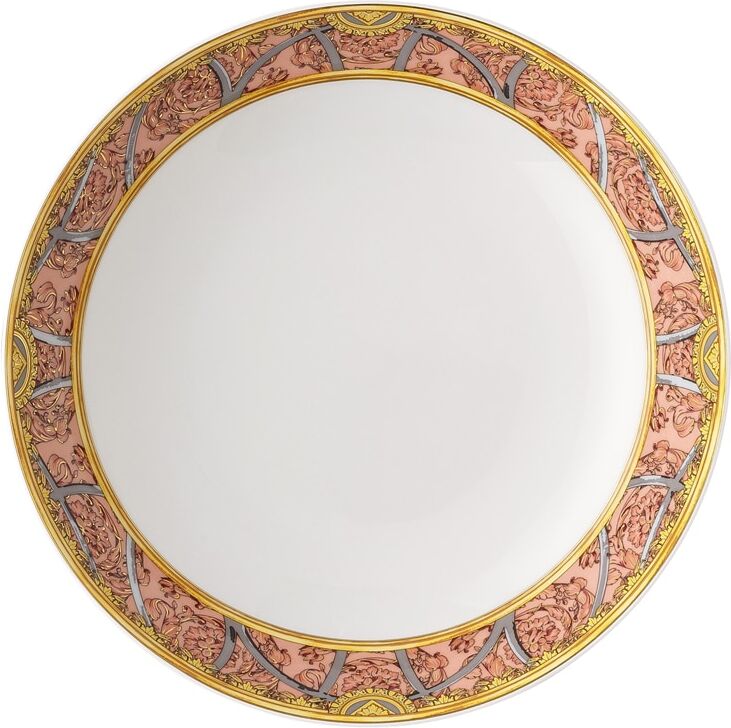 Versace Plato hondo Scala Palazzo . Rosa