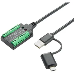 Exsys USB Seriell Kabel 1x RS232/422/485/TTL (1 m), Schnittstellenkabel