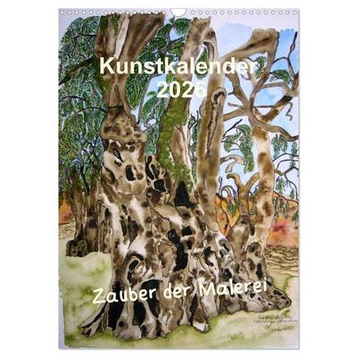Kunstkalender 2026 - Zauber der Malerei (Wandkalender 2026 DIN A3 hoch), CALVENDO Monatskalender
