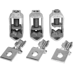 Hager LVZVAZ Aluminium V-Klemmen-Satz 2x50-185sm mit Lasche