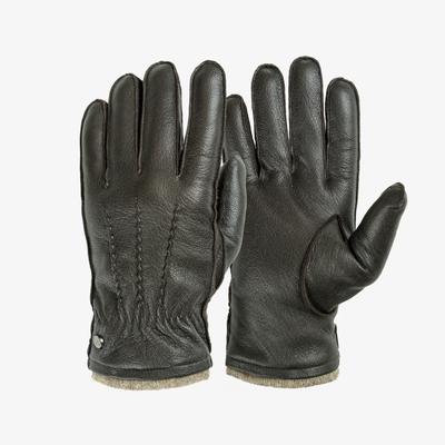 Lederhandschuhe PEARLWOOD "SHELBY", Herren, Gr. 9, hazel, Ziegenleder, Handschuhe
