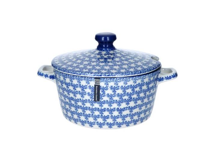 MamboCat Suppenschüssel Bunzlau Castle Serenity Terrine + Deckel 1,6L Keramik Suppenschüssel, Keramik